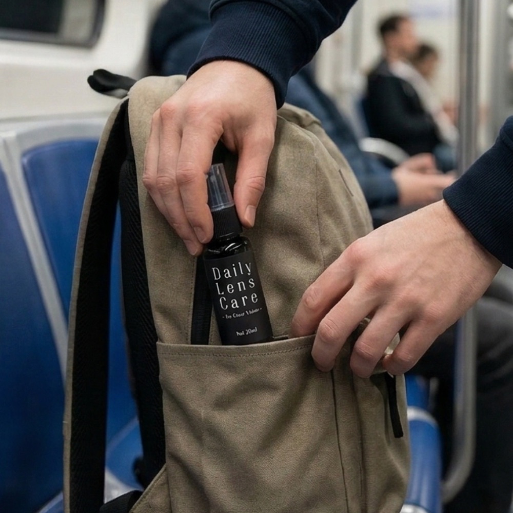 Smudge-out in backpack